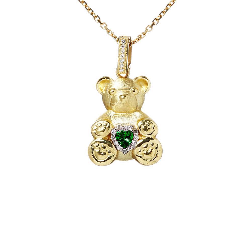 Canadian Diamond Polar Bear Necklace 10k Rose Gold – TrueBijoux