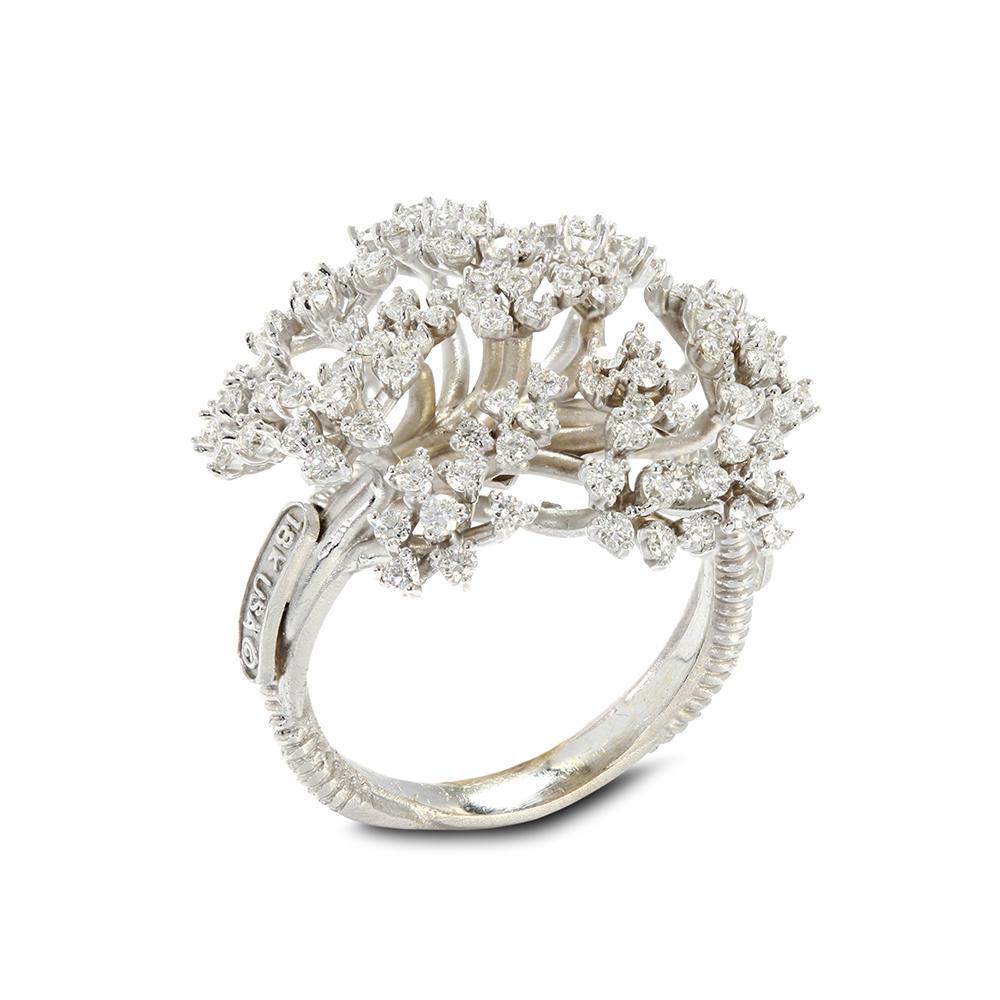 Diamond Fantasies White Gold and Diamond Tree Ring - Stambolian | House ...